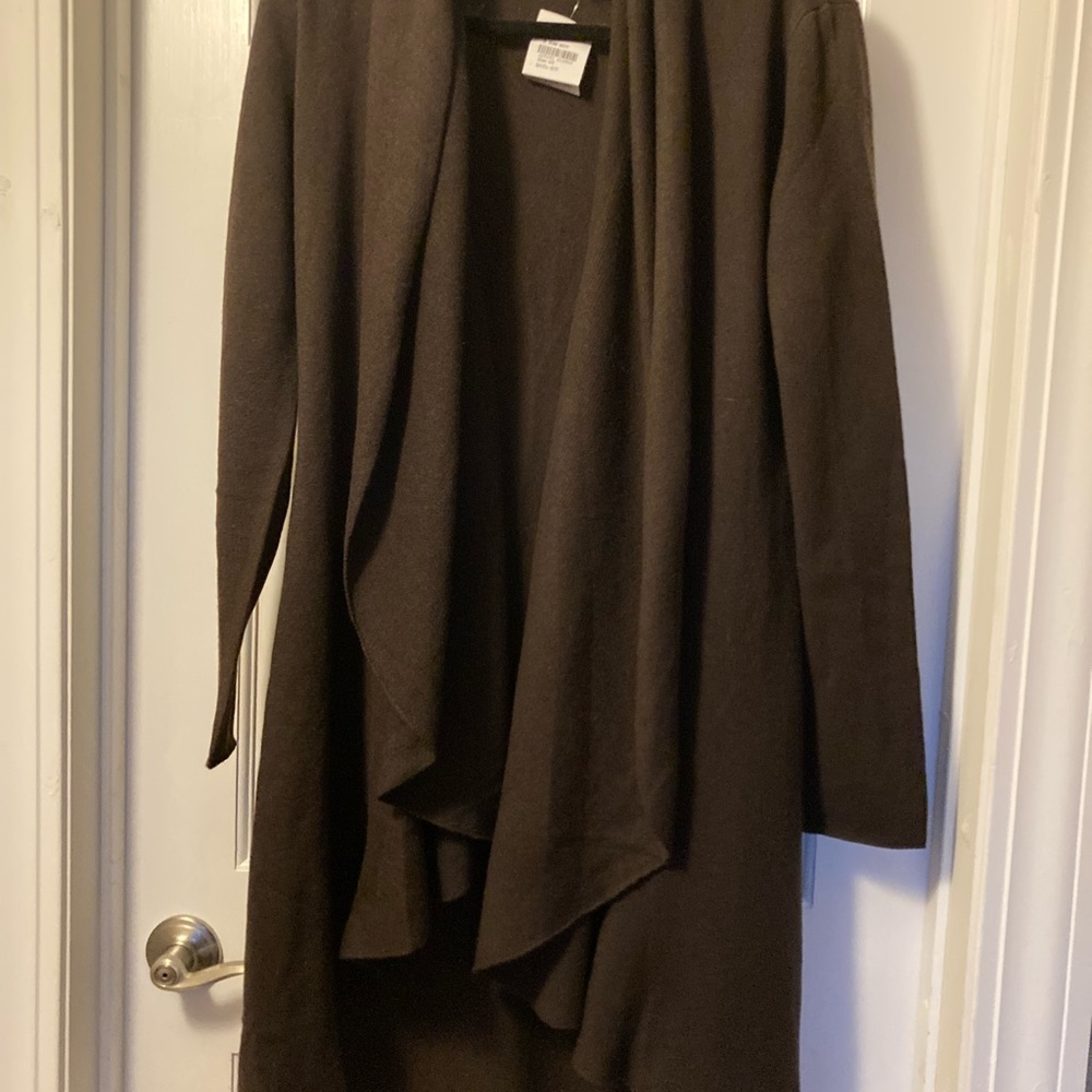 NWT Nordstrom cashmere/wool long swing sweater